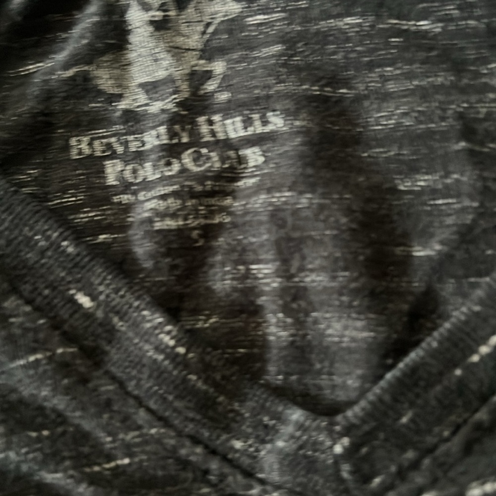 Beverly Hills polo club t-shirt men’s small v-neck - Picture 4 of 5